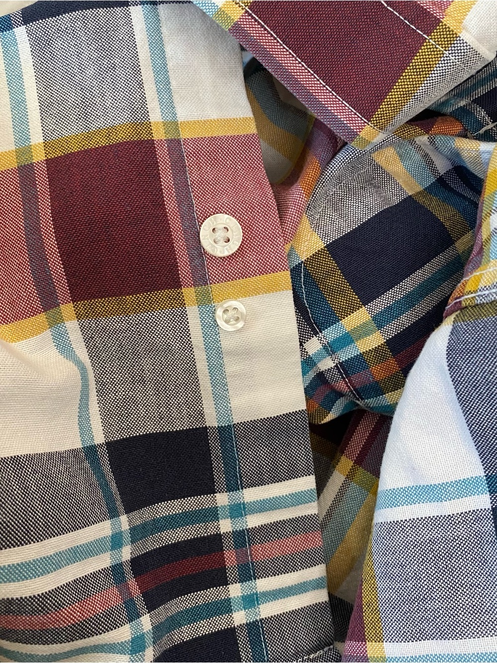 Cinch Long Sleeve Plaid Button Down Plaid Shirt Western Casual Large (flaw) - Picture 6 of 7